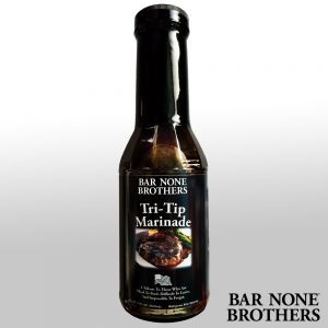 Product Photo of Bar None Brothers 12oz bottle of Tri-Tip Marinade Sauce.