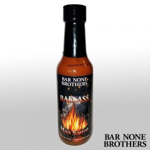 Product Photo of Bar None Brothers 5oz bottle of Bad Ass Hot Sauce.